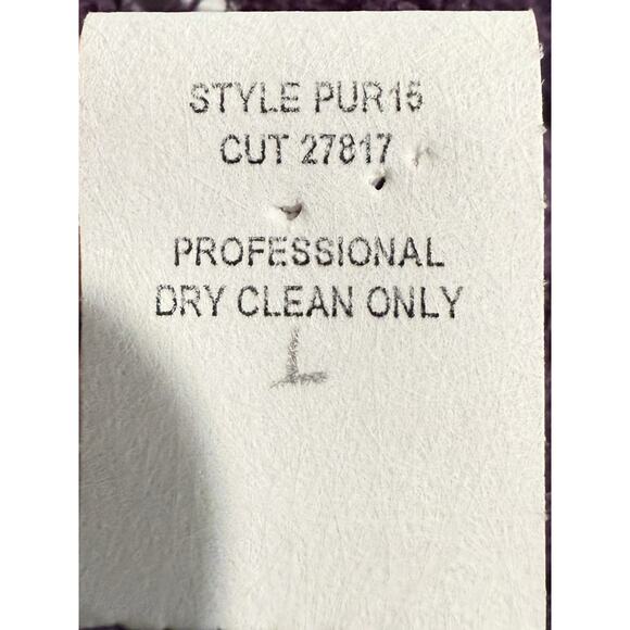 Studio VK Top Sz M Silk Blend Burnout Lace Kimono Whimsigoth Purple Artsy Asian - Picture 12 of 12